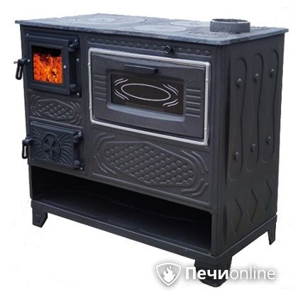 Отопительно-варочная печь МастерПечь ПВ-05С с духовым шкафом, 8.5 кВт в Чайковском